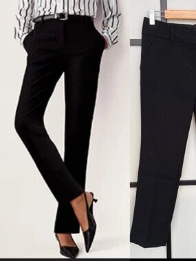 The Limited 2015 Cassidy Fit Black Pants 0R Ankle Pants Black Collection